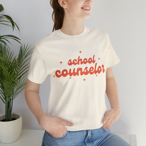 School Counselor Star Tee